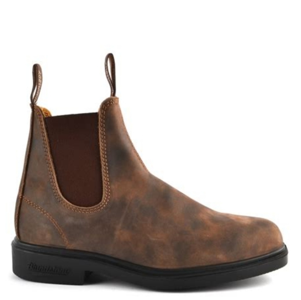 New Blundstone 1306 Rustic Brown Dress Chelsea Boot